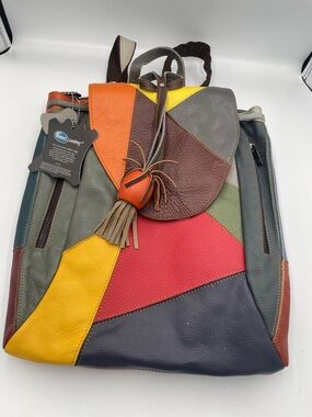 Amerileather Artwork Backpack New With Tags